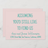 Unter der Annahme, dass Sie uns noch immer lustig  Ankündigung (Vorne/Hinten)