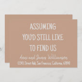 Unter der Annahme, dass Sie uns noch immer lustig Ankündigung (Vorne/Hinten)