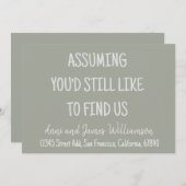 Unter der Annahme, dass Sie uns noch immer lustig  Ankündigung (Vorne/Hinten)