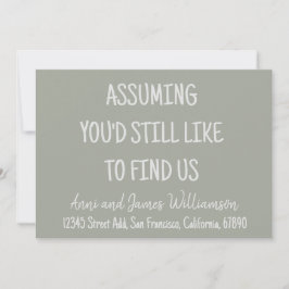 Unter der Annahme, dass Sie uns noch immer lustig Ankündigung