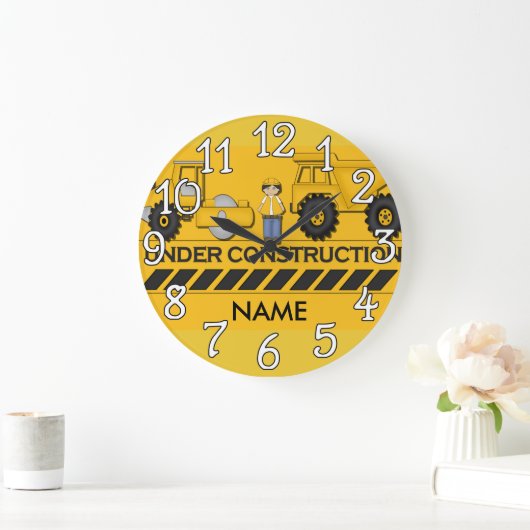 Unter der Baustuben Kinderhalle Große Wanduhr (Zuhause)