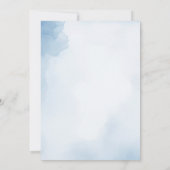 Unter der Blauen Ozean Kreaturen Baby-Dusche Einladung (Rückseite)