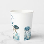 Unter der Blue Ahoy ist eine Baby-Dusche Pappbecher (Links)