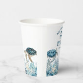 Unter der Blue Ahoy ist eine Baby-Dusche Pappbecher (Rechts)