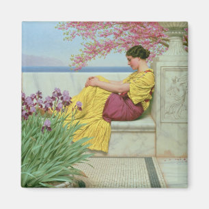Unter der Blüte, die am Ast hängt, 1917 Magnet