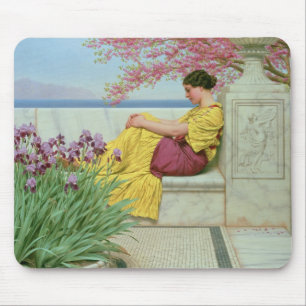 Unter der Blüte, die am Ast hängt, 1917 Mousepad