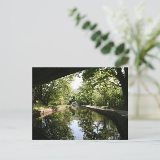 Unter der Brücke Llangollen Canal Postcard Postkarte (Stehend Vorderseite)