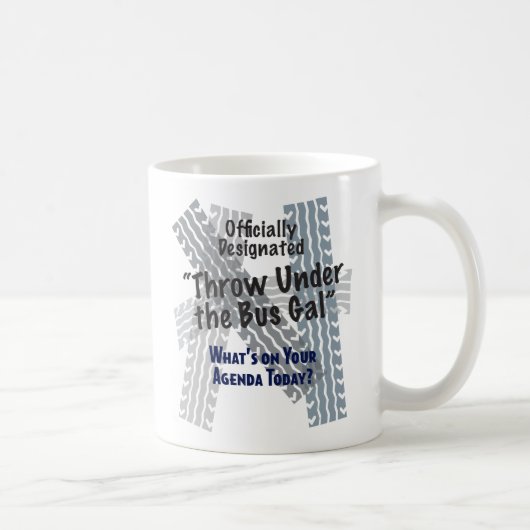 Unter der Bus-klassischen weißen Tasse (Rechts)