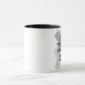 Unter der Bus-Wecker-Tasse Tasse (Zentrum)