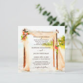 Unter der Einladung von Chuppah Hochzeit (Stehend Vorderseite)