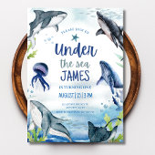 Unter der Einladung zum Geburtstag des Meeres