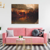 Unter der Erde in Luray VA. Leinwanddruck (Insitu (Wohnzimmer))