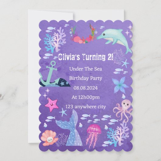 UNTER DER ERSTEN EINLADUNG (Vorderseite)