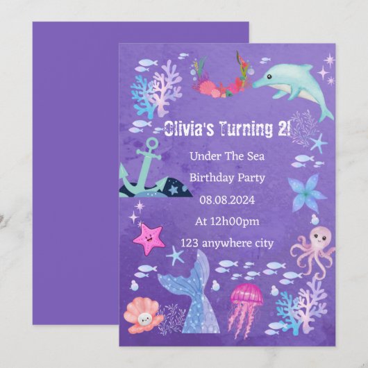 UNTER DER ERSTEN EINLADUNG (Vorne/Hinten)