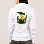 Unter der grünen Canopy Hoodie (Rückseite)