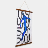 unter der Haut Wandteppich Mit Holzrahmen (Gewinkelt)