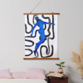 unter der Haut Wandteppich Mit Holzrahmen (Schlafzimmer)