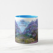 Unter der Jacaranda-Tasse Tasse (Zentrum)