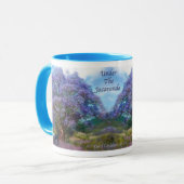 Unter der Jacaranda-Tasse Tasse (Vorderseite Links)