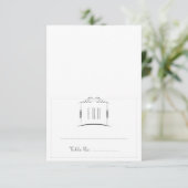 Unter der jüdischen Hochzeitskarte von Chuppah Einladung (Stehend Vorderseite)