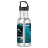 Unter der Kapsel Wasser Edelstahlflasche (Rückseite)