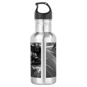 Unter der Kapsel Wasser Edelstahlflasche (Rückseite)