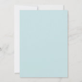 Unter der Kinderdusche des Meeres Dankeskarte (Rückseite)