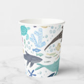 Unter der Kinderdusche des Meeres Pappbecher (Links)