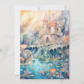 Unter der Kinderdusche für Meerestiere Einladung (Rückseite)