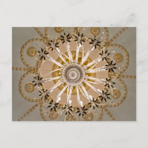 Unter der Kronleuchter-Postkarte Postkarte