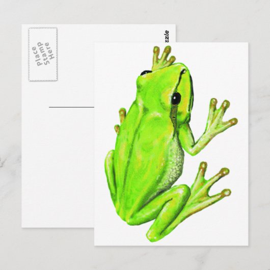 UNTER DER LEAF POSTKARTE (Vorne/Hinten)