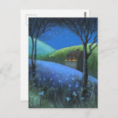 Unter der leeren Postkarte der Sterne (Vorne/Hinten)