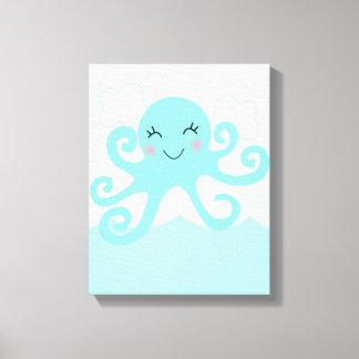 Unter der Leinwand Meer/Oktopus Art