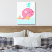 Unter der Leinwand "Sea/Pink Whale" Art (Insitu (Schlafzimmer))