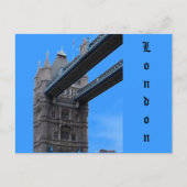 Unter der London Bridge Postkarte (Vorderseite)