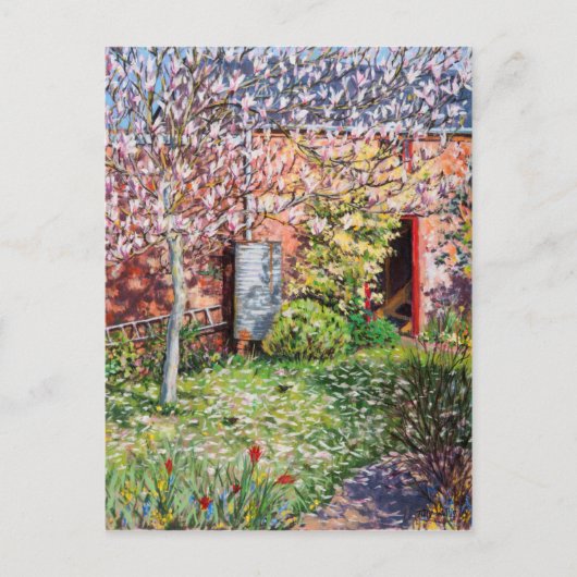 Unter der Magnolia Postkarte (Vorderseite)