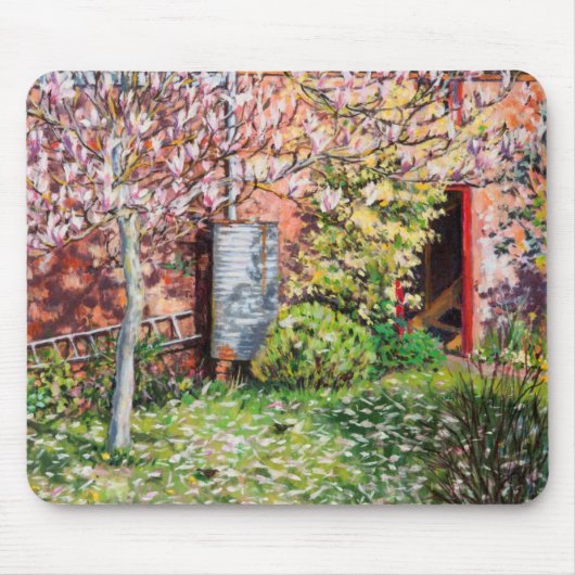Unter der Magnolie Mousepad (Vorne)