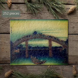 Unter der Mannenbrücke von Hokusai Puzzle