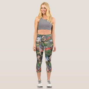 Unter der Märchenserie "Sea Fairy" in grün Capri Leggings