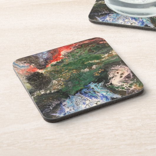 Unter der Märchenserie "Sea Fairy" in grün Getränkeuntersetzer (Linke Seite)