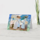 Unter der Markise Joaquín Sorolla Karte (Vorderseite)