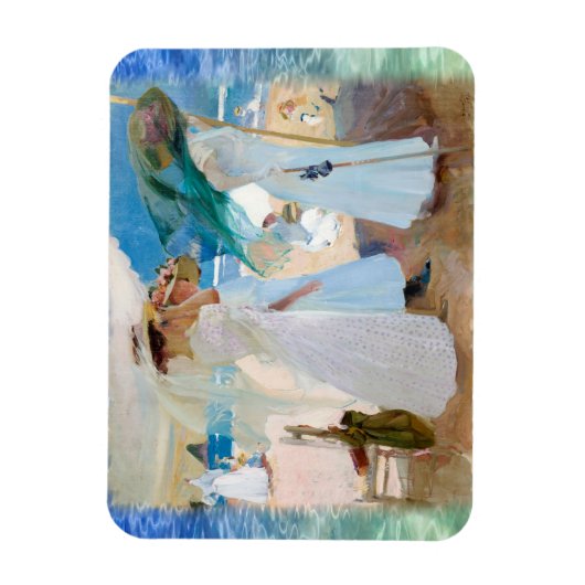 Unter der Markise Joaquín Sorolla Magnet (Vertikal)