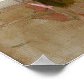 Unter der Markise Joaquín Sorolla Poster (Ecke)