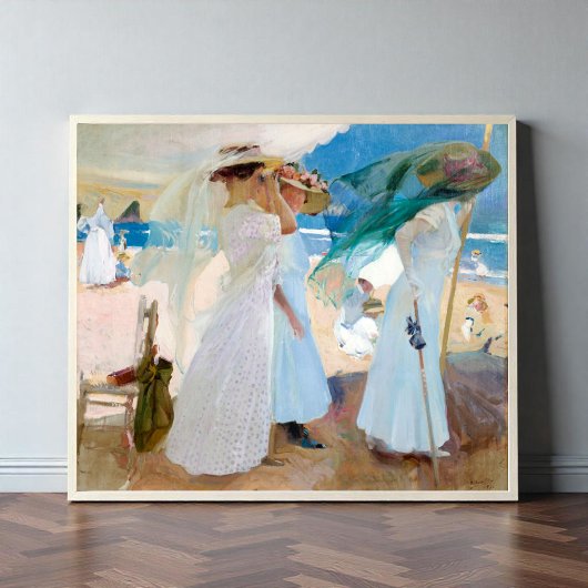 Unter der Markise Joaquín Sorolla Poster