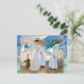 Unter der Markise Joaquín Sorolla Postkarte (Stehend Vorderseite)