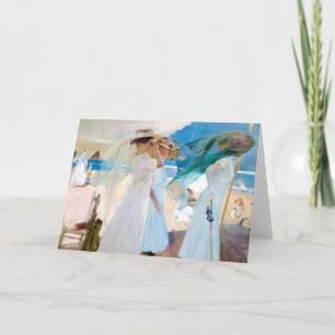 Unter der Markise, Zarauz   Joaquín Sorolla Karte