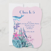 UNTER DER MEERESABENTURKARTE EINLADUNG (Vorderseite)