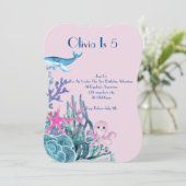 UNTER DER MEERESABENTURKARTE EINLADUNG (Stehend Vorderseite)