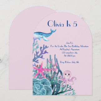 UNTER DER MEERESABENTURKARTE EINLADUNG