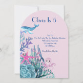 UNTER DER MEERESABENTURKARTE EINLADUNG (Vorderseite)